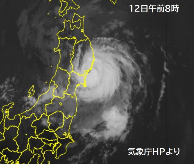 【速報】台風5号　岩手県上陸　東北横断へ