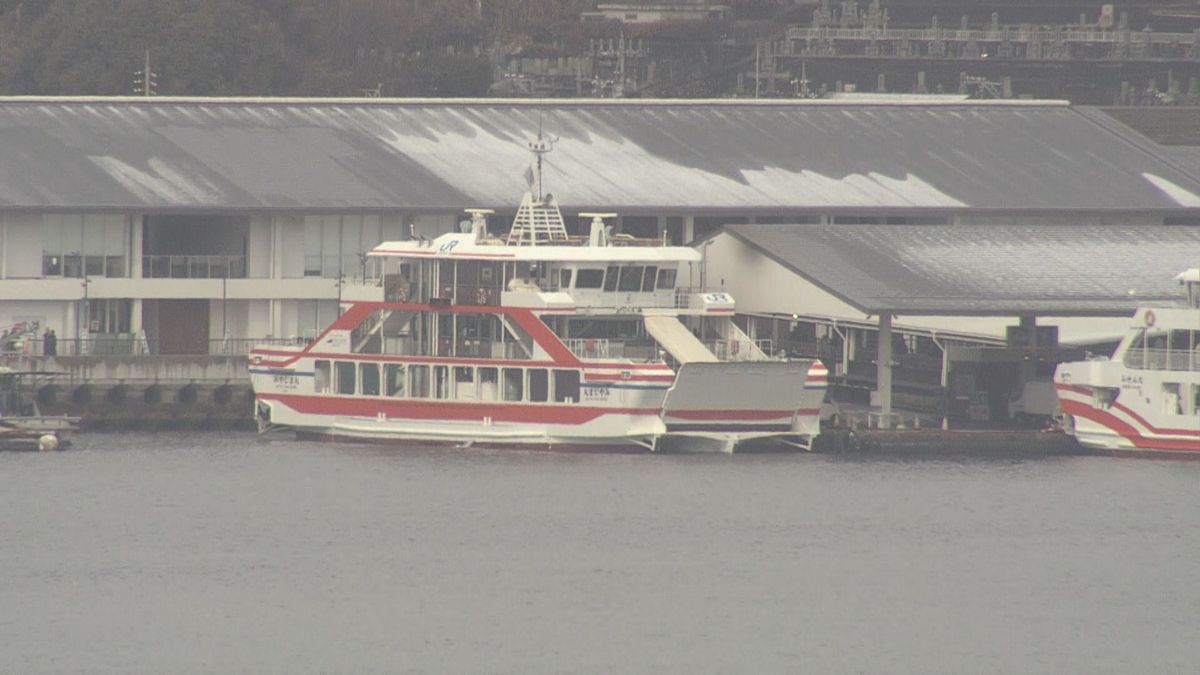 フェリーの舵が故障　乗員・乗客にけがはなし　広島県廿日市市・宮島