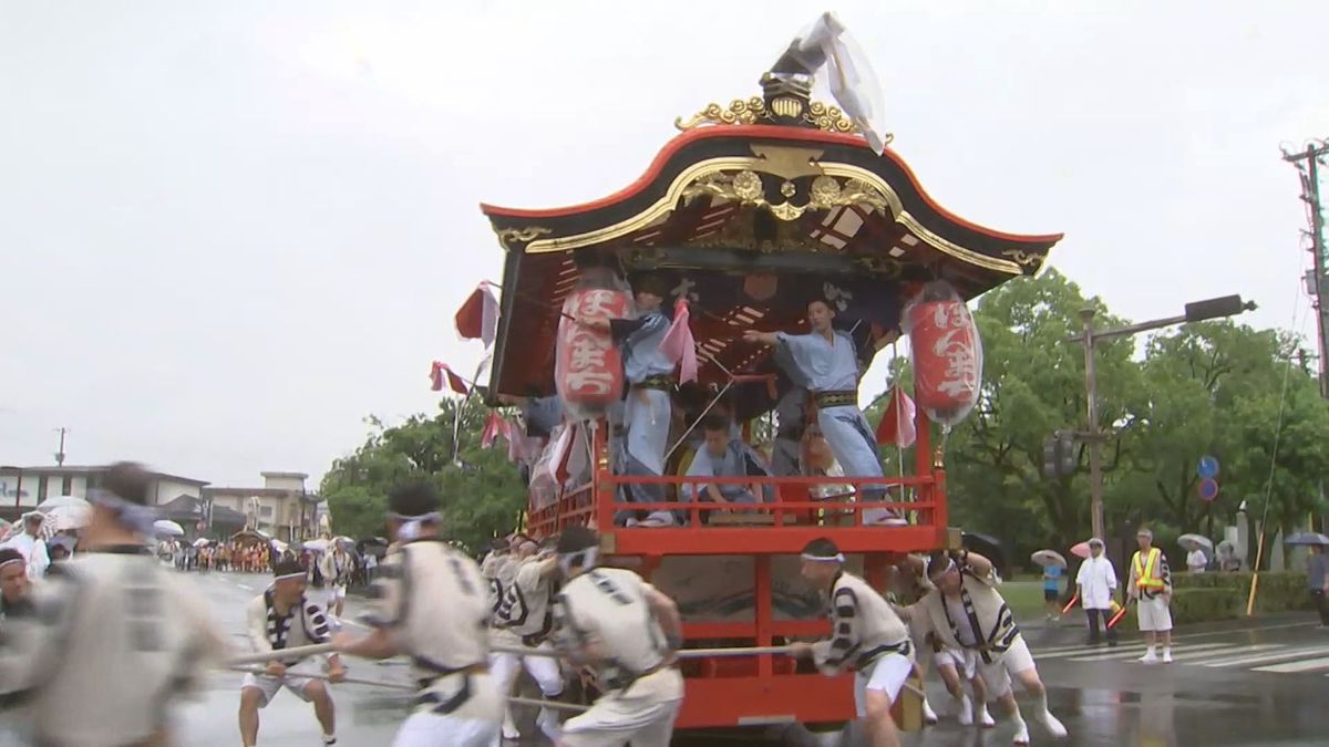 三大祇園の１つ　約380年続く臼杵祇園まつり「渡御」　大分