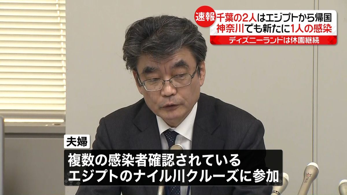 松戸市の夫婦が感染　ナイル川クルーズ参加