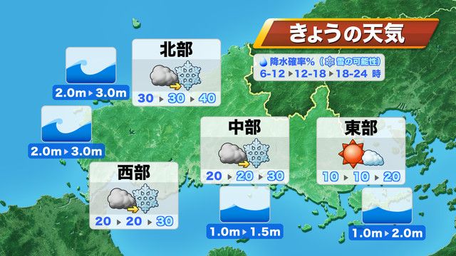 20日（水）の天気予報