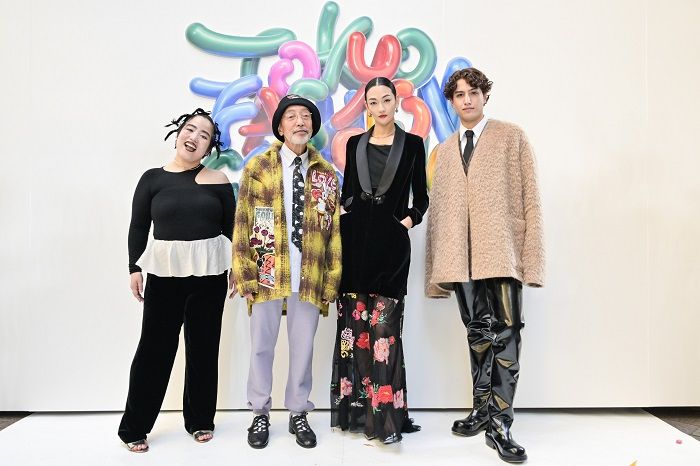 （左から）ゆりやんレトリィバァさん、テリー伊藤さん、冨永愛さん、kemioさん