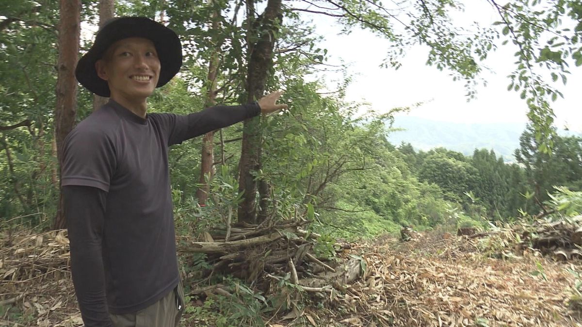 自然と触れ合う学び舎　白鷹町の「教育の森」を再生　自分の体験を子ども達にも