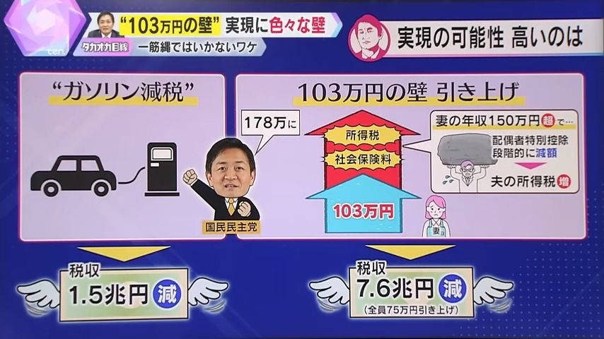 玉木代表が求める“ガソリン減税”と“103万円の壁引き上げ”