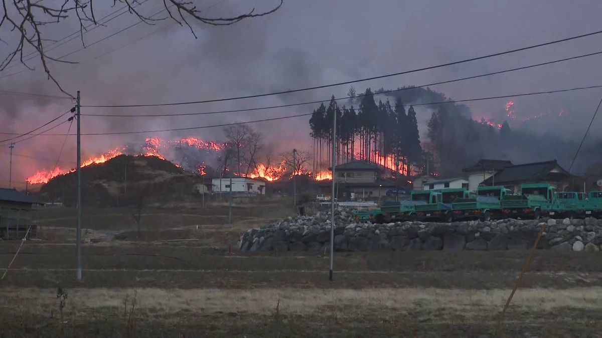 【大船渡山火事】岩手県が大船渡市に災害救助法の適用を決定　少なくとも10棟以上の建物焼ける被害も