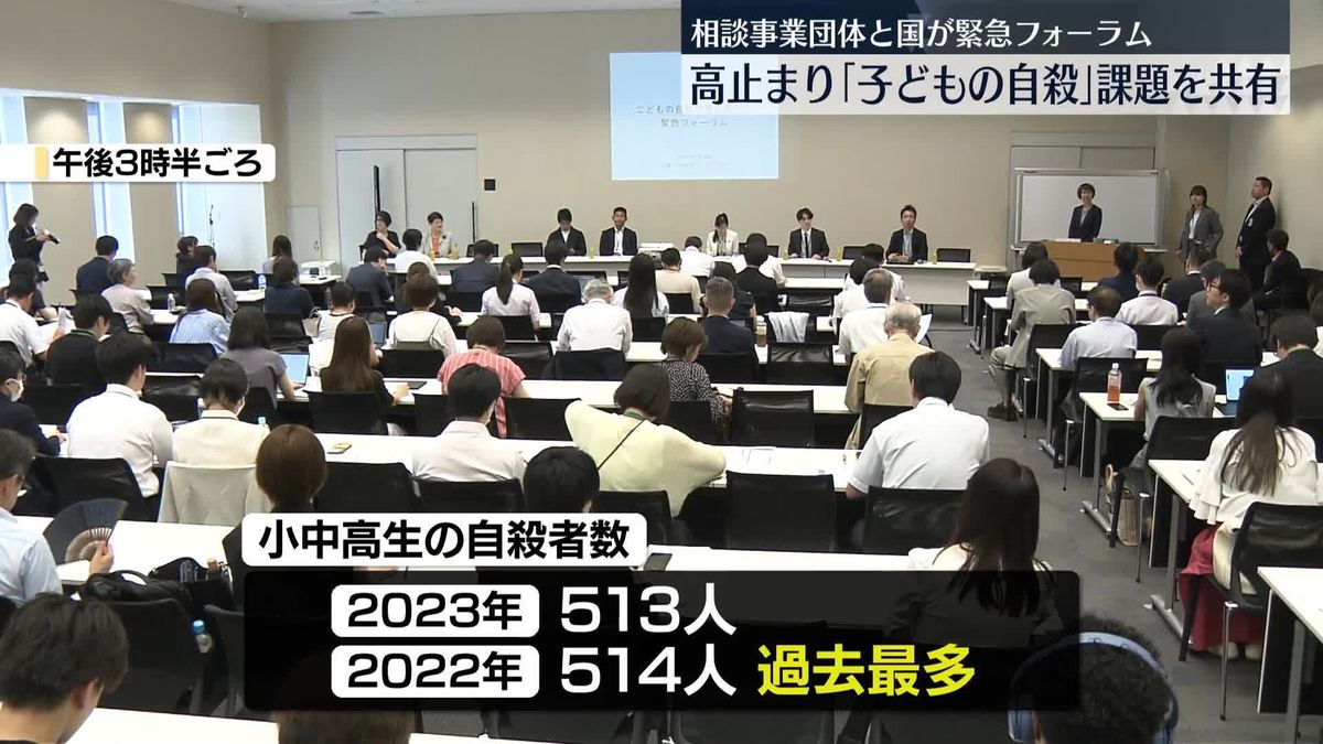 子どもの自殺高止まり…相談事業団体と国が緊急フォーラム