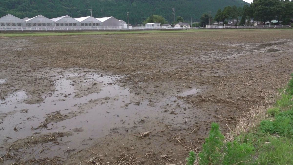 白川中流域の農地は水が浸透しやすい