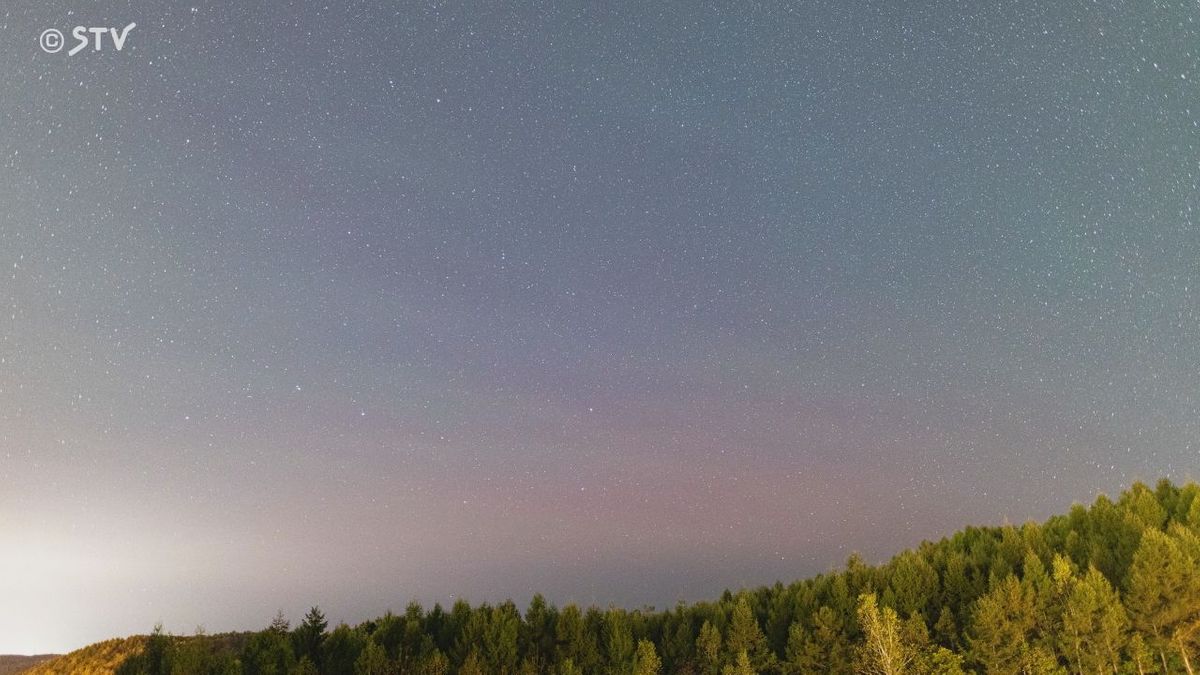 夜空が赤く染まる「オーロラ」　名寄市ほか北海道各地で観測　ことし7回目