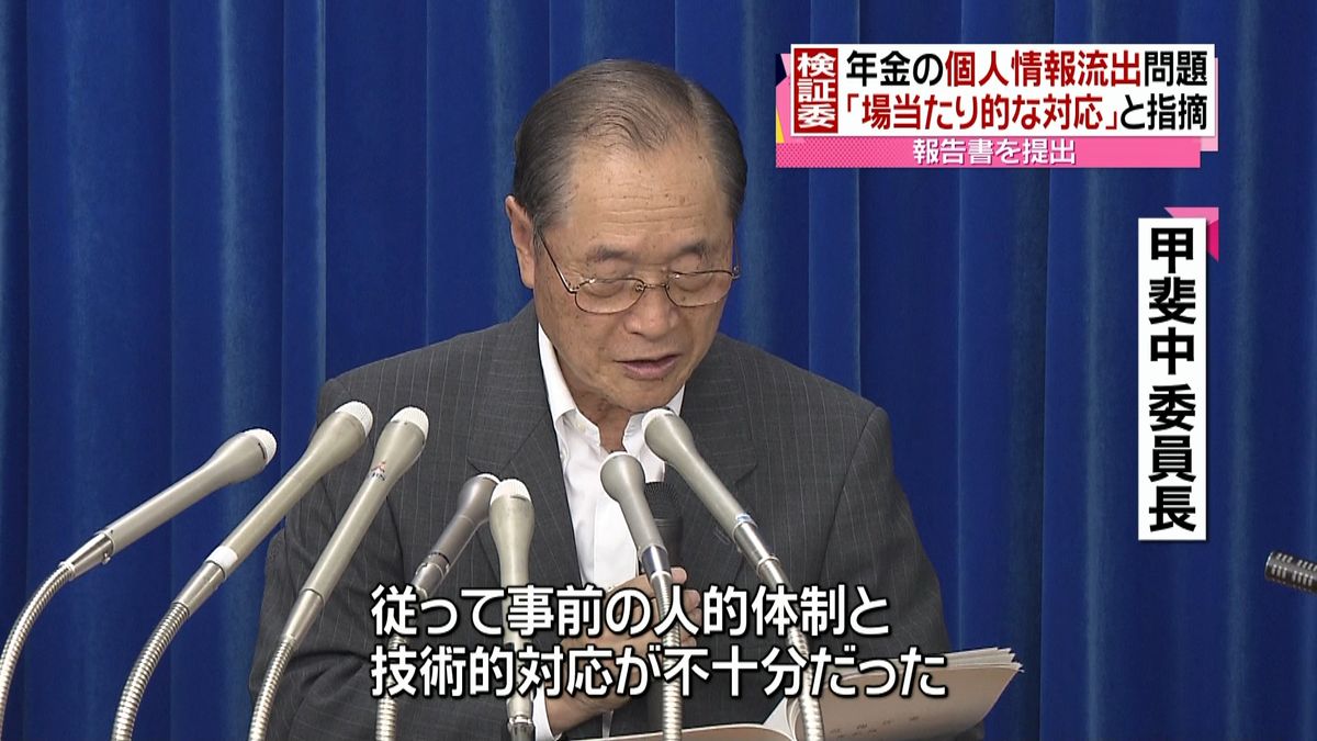 年金機構と厚労省の対応、場当たり的と指摘