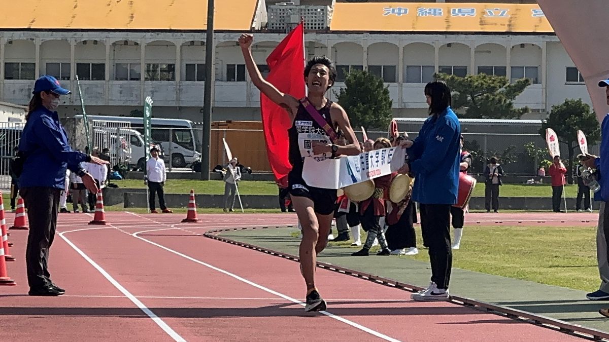 箱根駅伝5位の國學院大學が宮古島大学駅伝で完全V　5区間100キロ超えのレースで区間賞を独占