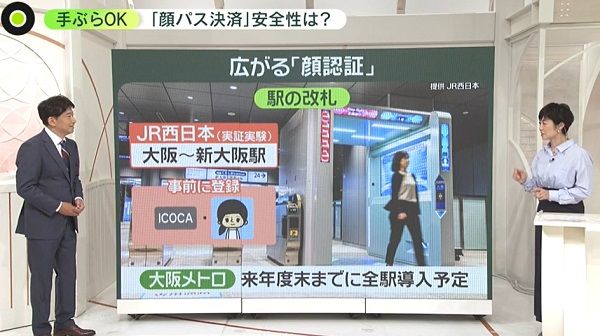 駅の改札口でもスムーズに通行