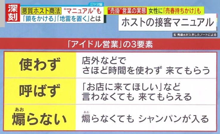 ホストは「手の届くアイドル」？