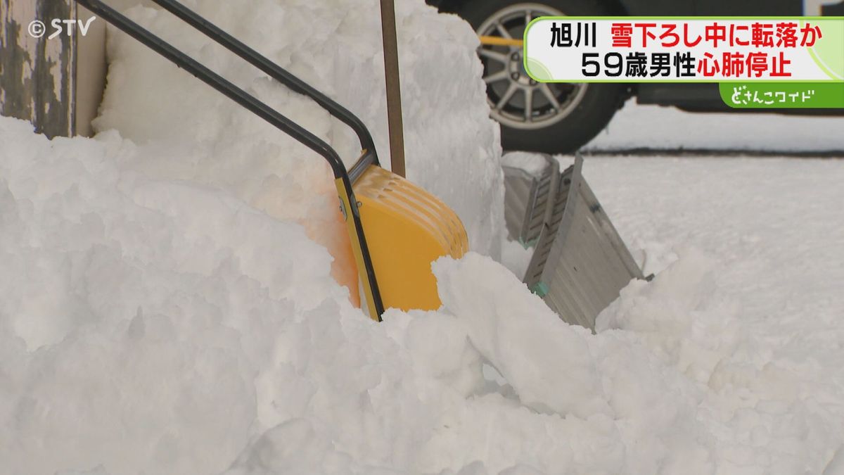 男性を心肺停止で搬送　雪下ろし中の事故が17件発生　3連休は気温上昇　落雪に注意　北海道