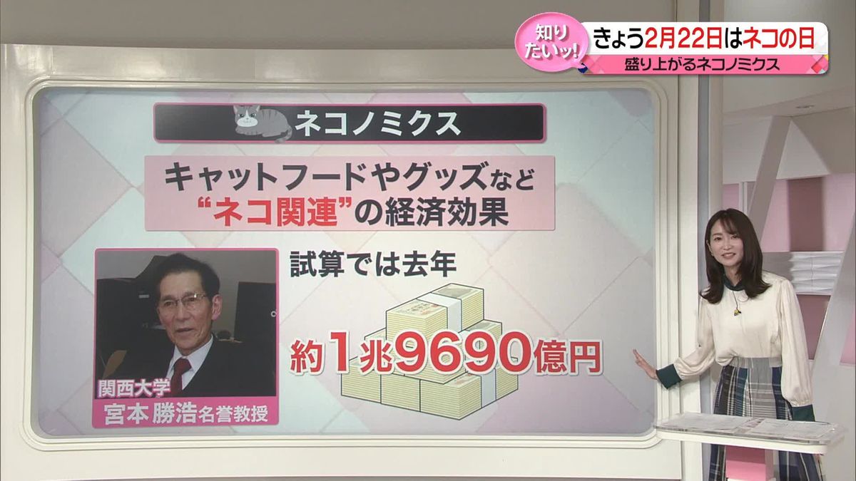 【解説】“ネコは日本経済を動かす”　「ネコノミクス」約2兆円の経済効果　2月22日は「猫の日」