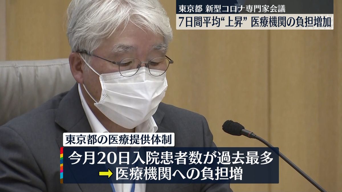 “接触増加”で…感染者増加に警戒　東京都コロナ専門家会議