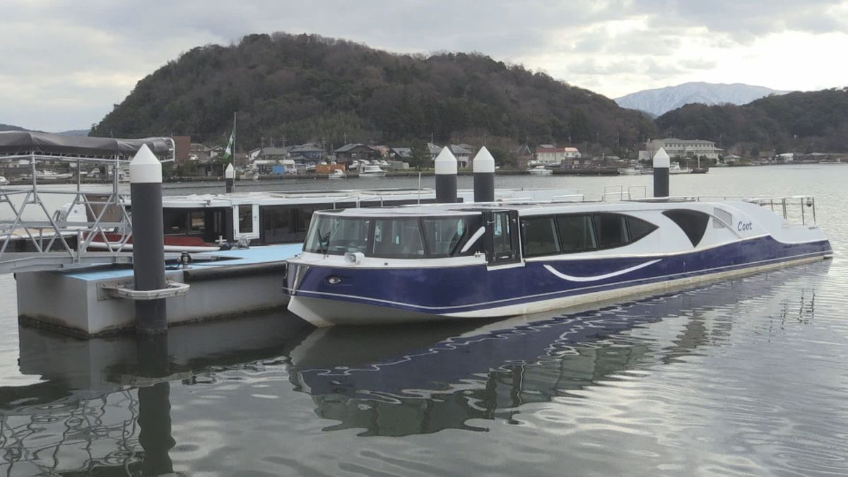 三方五湖の電池推進遊覧船が1月から町営に 観光業者にアピール不足か 経営戦略を見直しへ