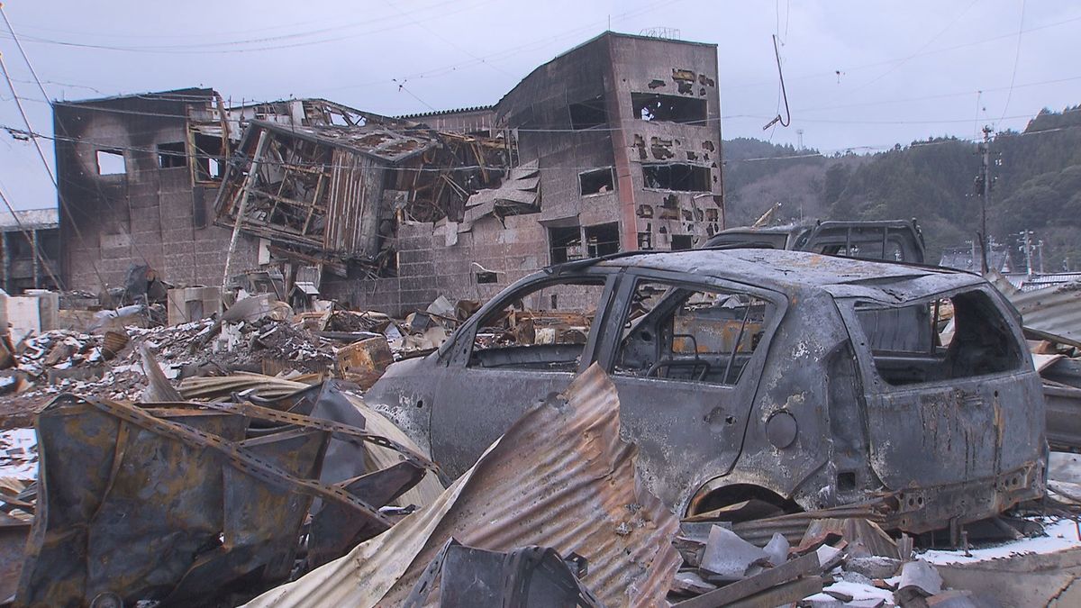 石川県輪島市 大規模火災の現場(1月中旬撮影)