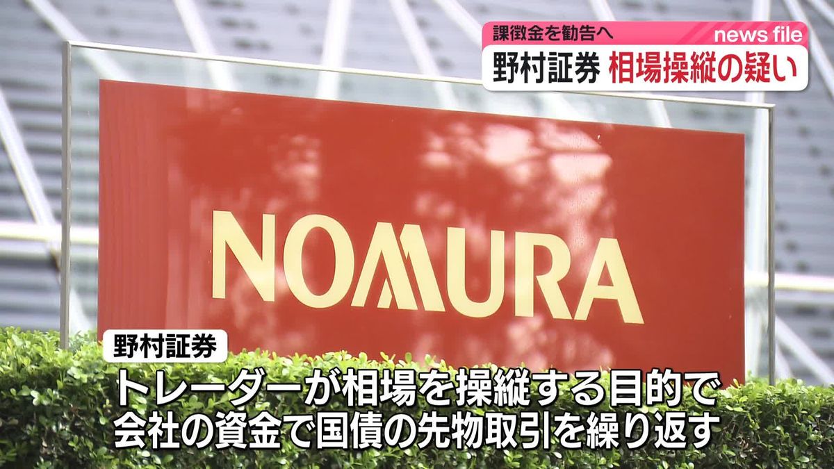 野村証券で相場操縦疑い、課徴金2176万円を勧告　証取委