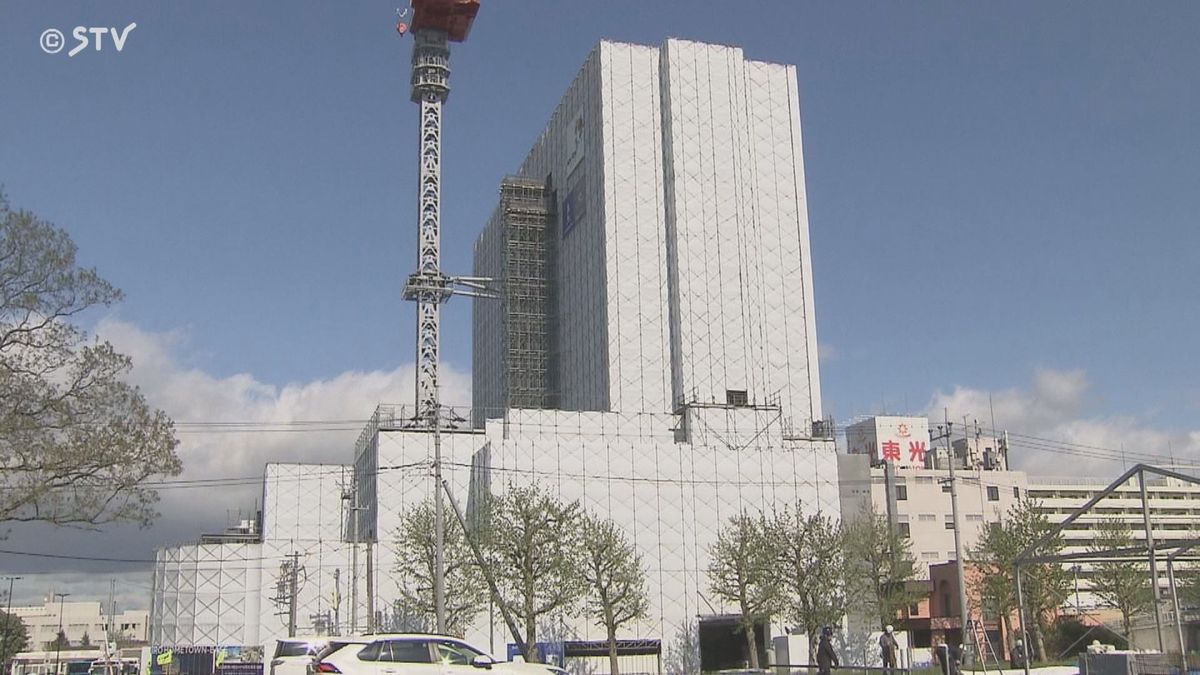 建設中のビル（2024年5月）