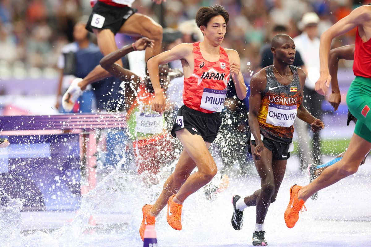 陸上男子3000m障害で2大会連続の入賞を果たした三浦龍司選手(写真:YUTAKA/アフロスポーツ)