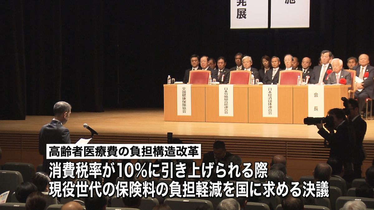 高齢者医療　現役世代の負担軽減を