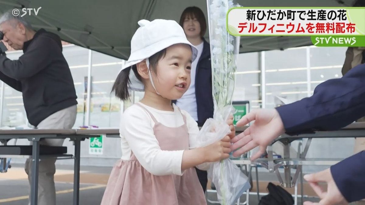 特産の花デルフォニウムを母の日に　生産地・新ひだか町で無料配布の“粋なはからい”