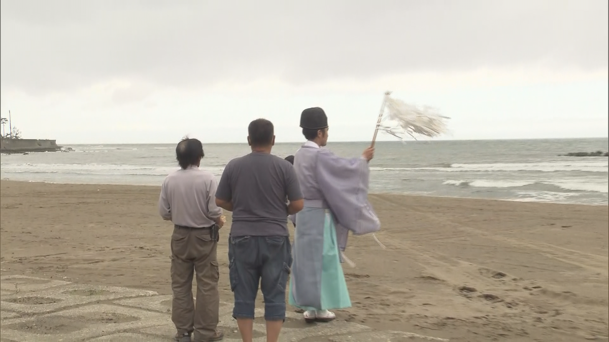 信州の海「なおえつ海水浴場」で安全祈願祭　津波被害乗り越え営業へ…海開きは７月13日