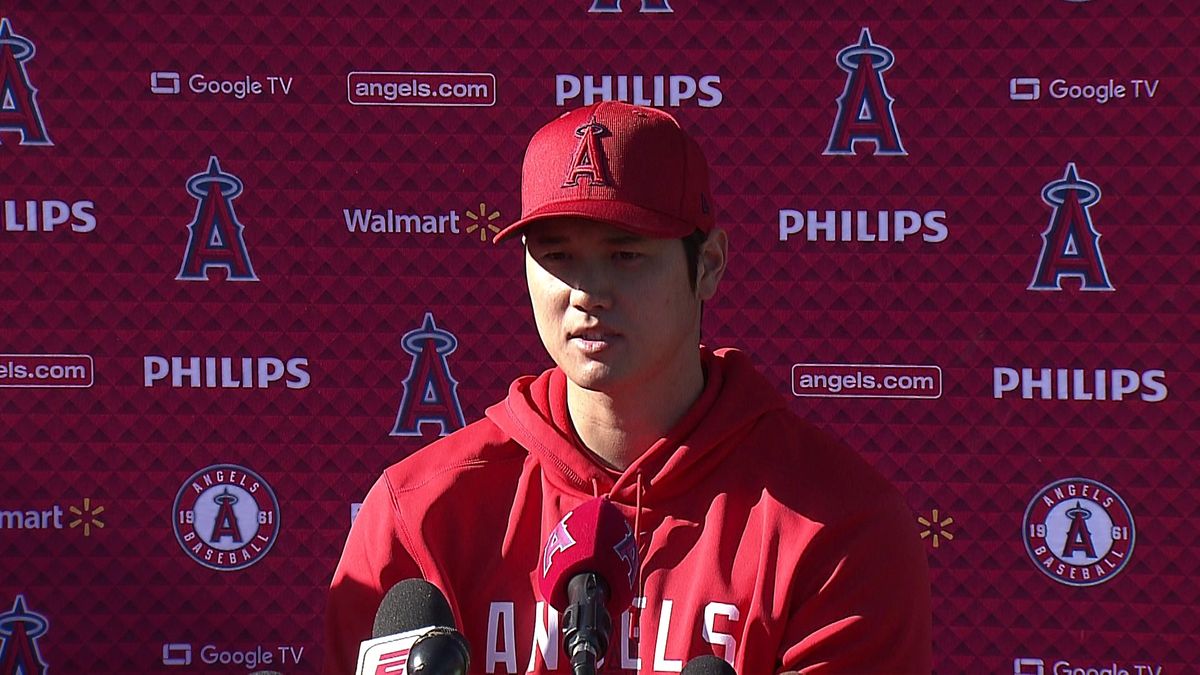 エンゼルス・大谷翔平「今までやってきたベースの数字を超える」　メジャー6年目は開幕投手スタート