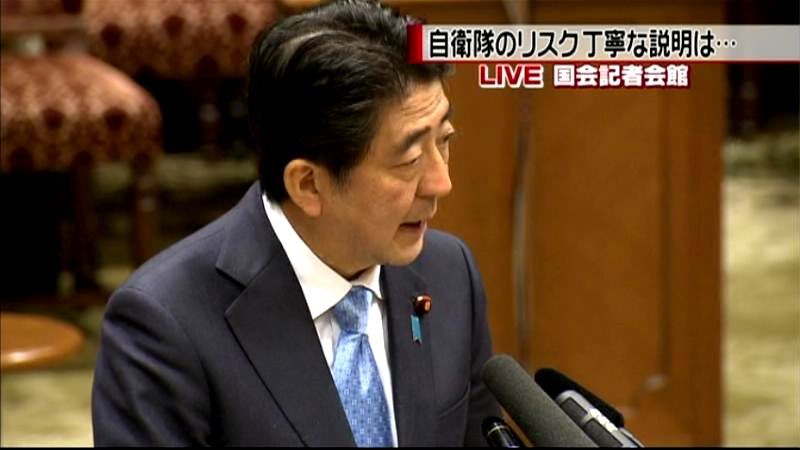 安保関連法案　安倍首相、参院でリスク説明