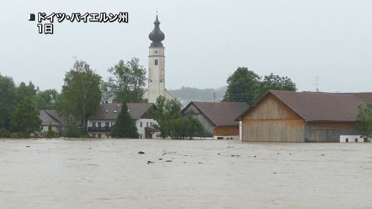 独南部で洪水　４人死亡、数千軒で停電も