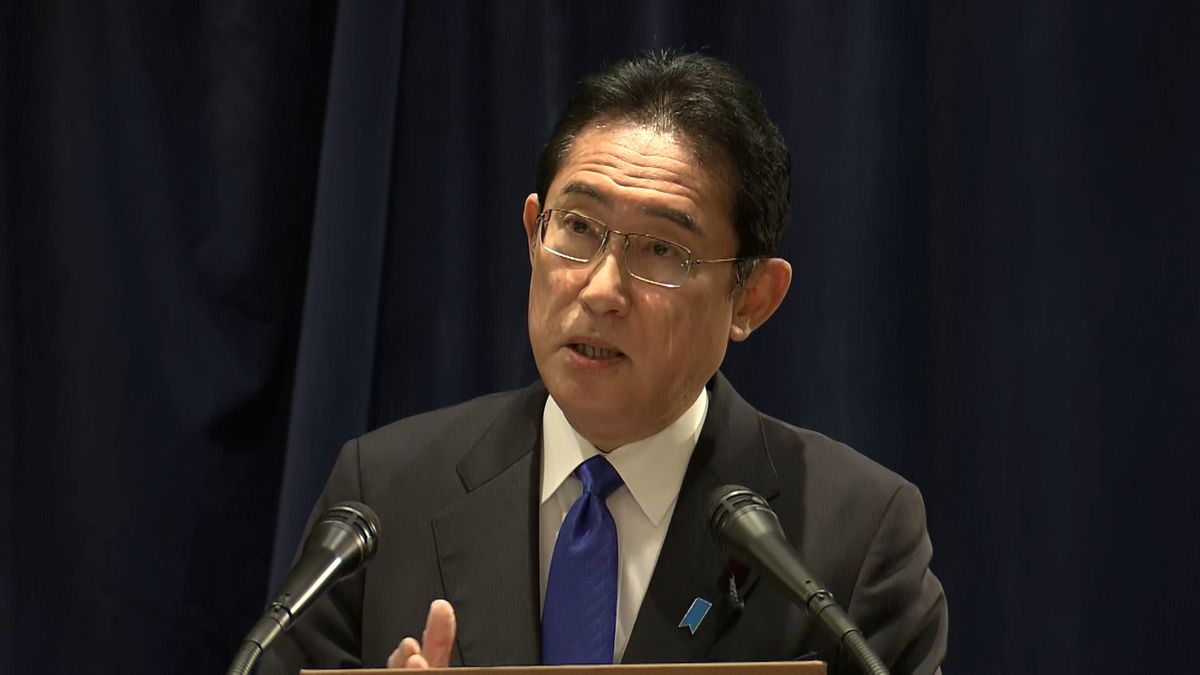 増税の理由について説明する岸田首相
