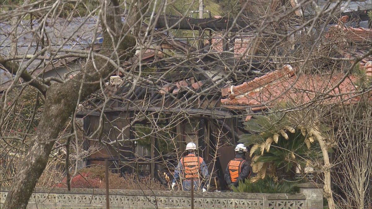 美祢市美東町の住宅が全焼し１人の遺体みつかる 住民の高齢男性を連絡とれず　