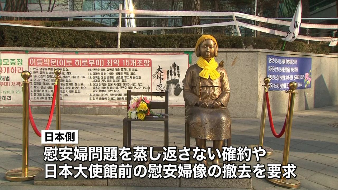 慰安婦問題」で事前調整 日韓局長級協議（2015年12月27日掲載）｜日テレNEWS NNN