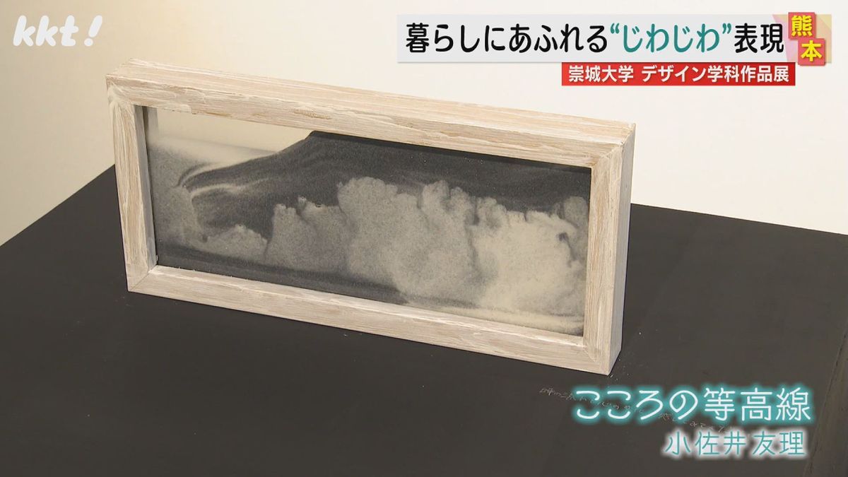 時間の流れを砂に見立てた｢こころの等高線｣