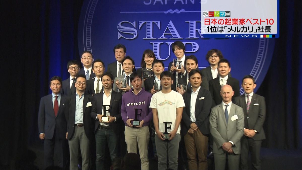経済誌選出　日本の企業家ベスト１０表彰式