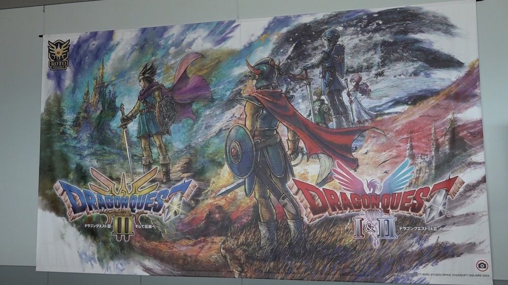 シリーズ新発売ゲームの壁面巨大ポスター