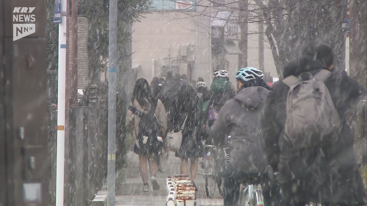 山口県内でも徳佐で6センチの積雪　次第に強い冬型の気圧配置となる見込み　6日木曜日にかけて大雪に警戒を