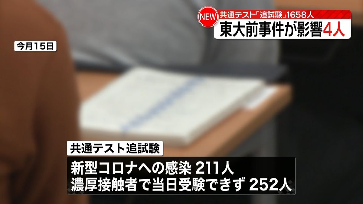 共通テスト直前に切りつけ事件　受験生4人が追試験へ