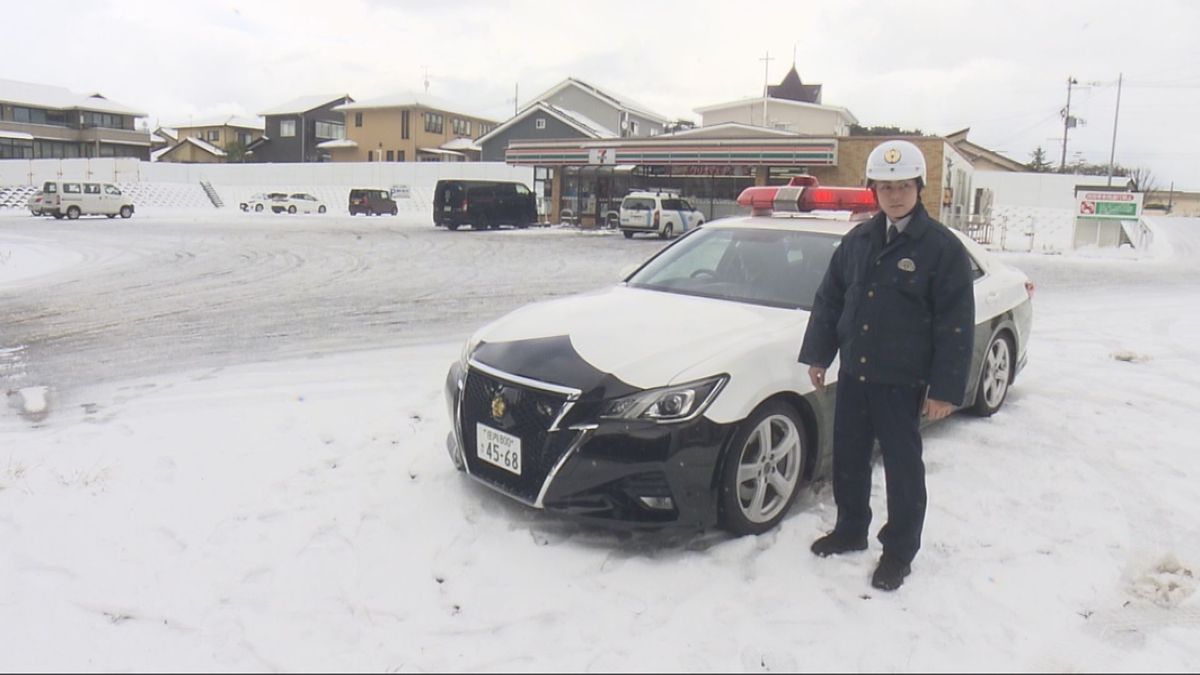 コンビニにパトカー待機し“特別警戒”　酒田警察署が実施