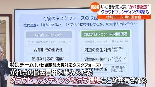 「夏のイベントの人流への影響も出ないように」いわき駅前火災から約1カ月…がれき撤去費用に向けクラファン？【福島県】