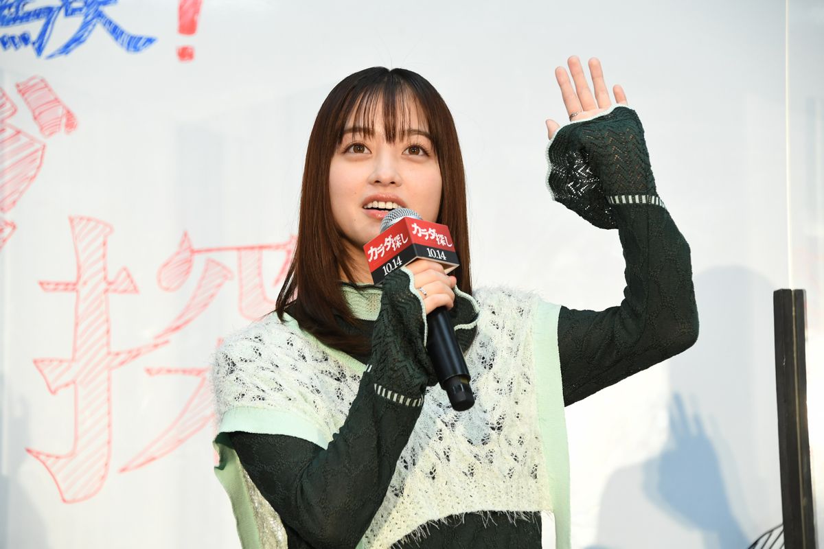 橋本環奈「こんなキャーキャー言われるとは」　高校生260人の前にサプライズ登場