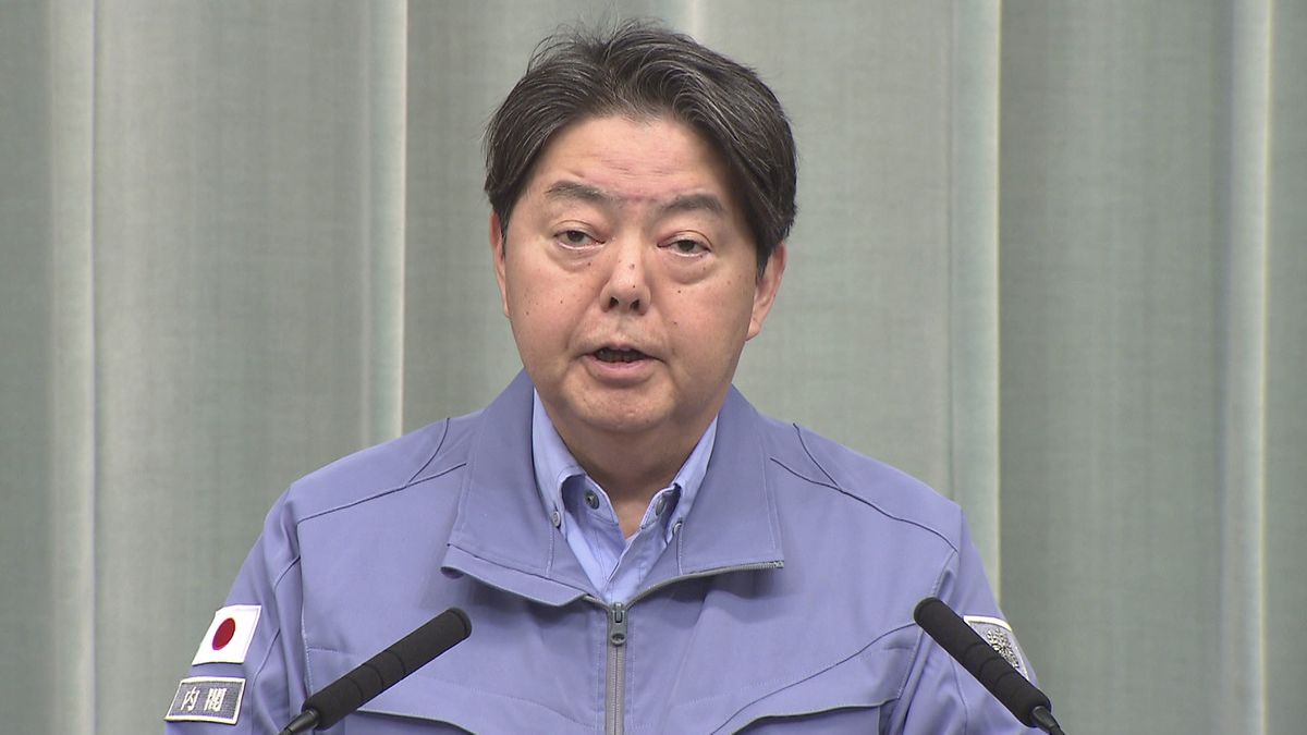 林官房長官「感謝の意を表したい」　金正恩氏が能登半島地震受け見舞い電報