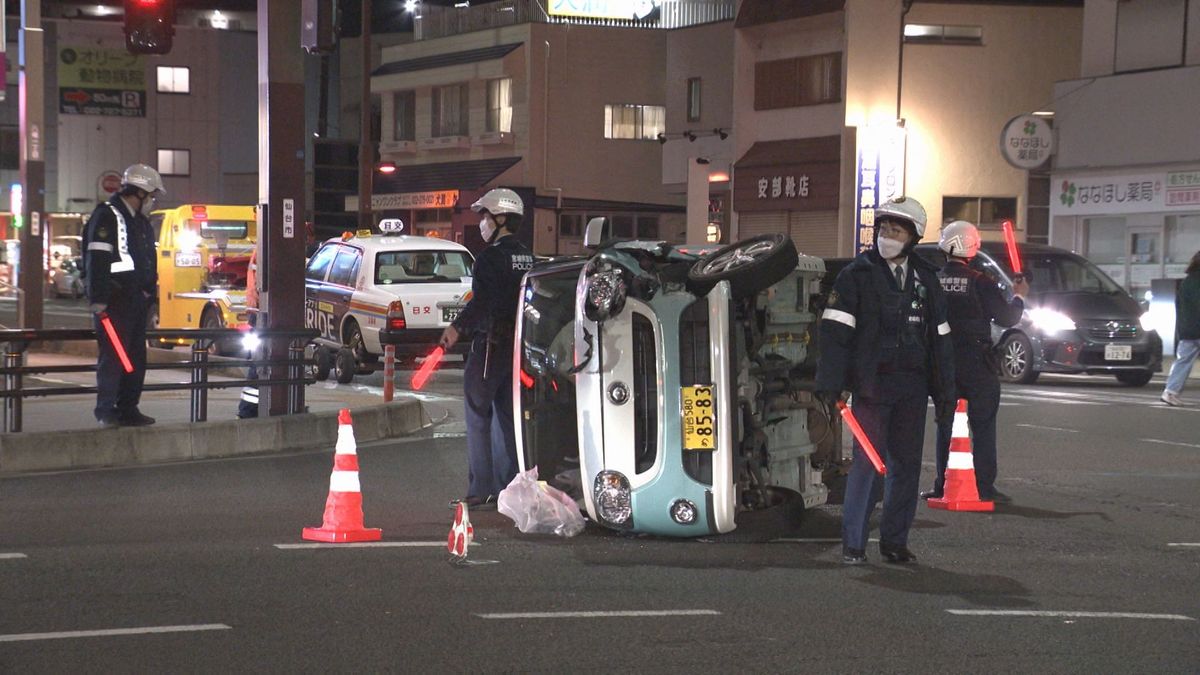 軽乗用車とタクシーが衝突　２０代女性がケガ＜宮城・仙台＞