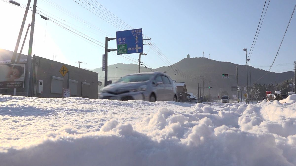 厳しい寒さ続く 県内ほとんどの地点で氷点下に…松山市では愛媛マラソン開催準備進む