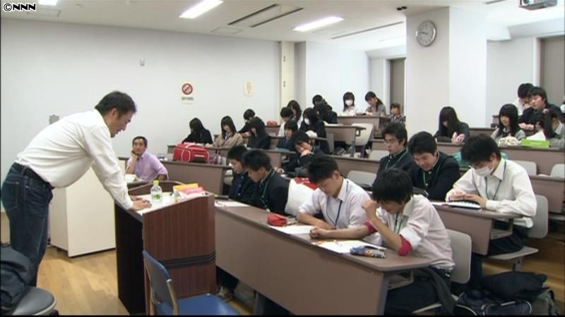 被災した受験生、東大で特別授業