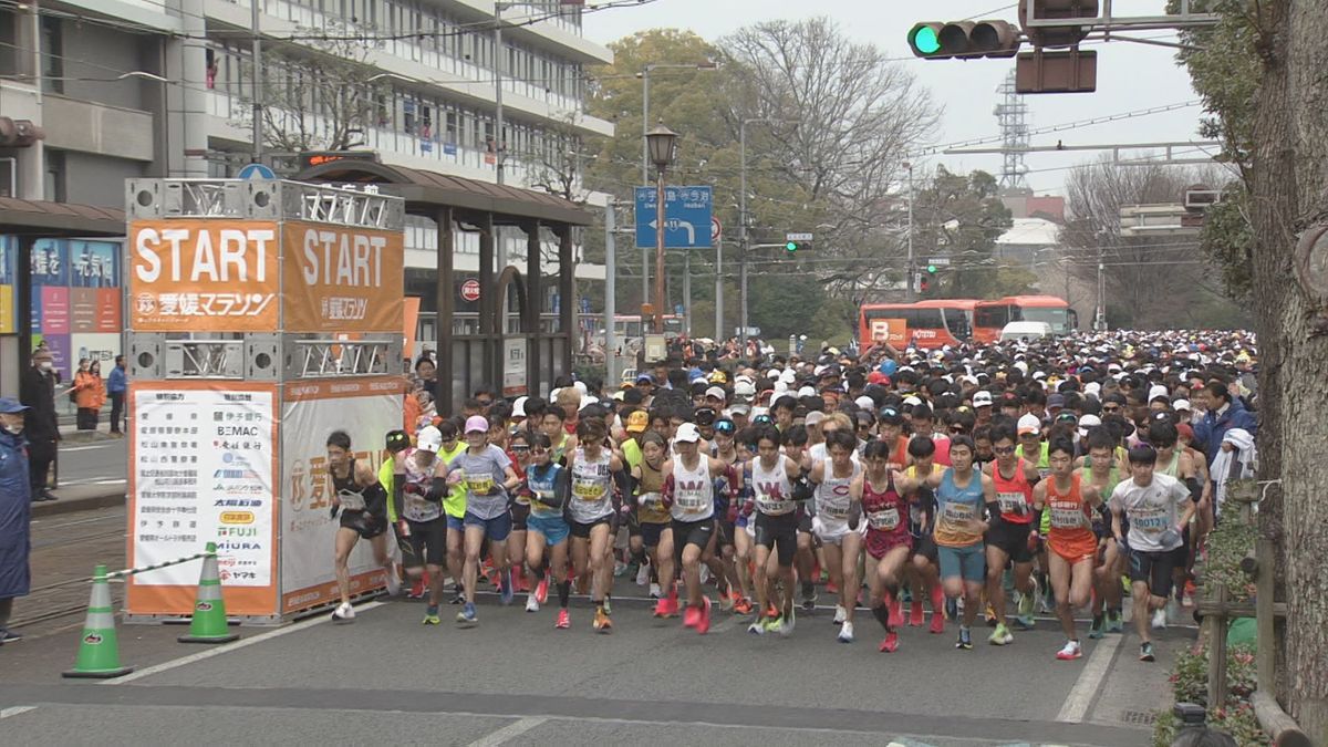 過去最多のランナーが出走 愛媛マラソンの経済効果4億6700万円