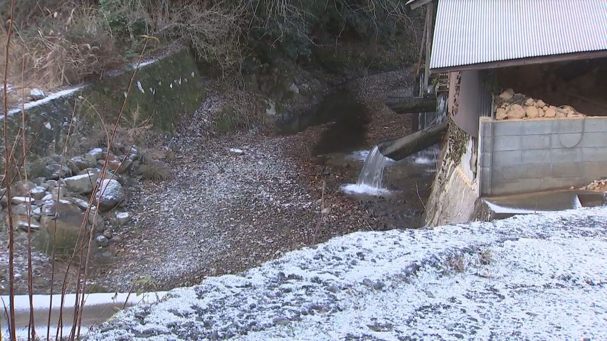 今季一番の強い寒気　山地では積雪　大分県内に「大雪注意報」水道管の凍結などに注意