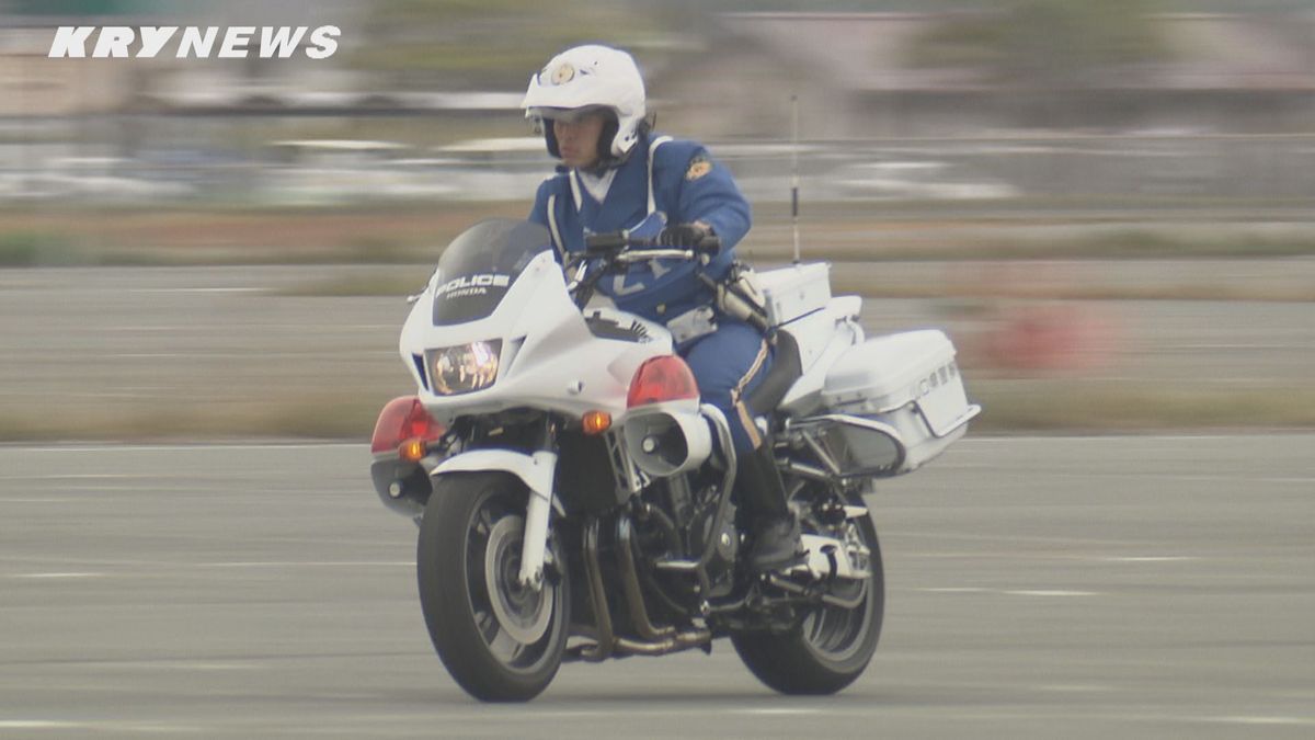 正確さとスピード…白バイ隊員が運転技術を競う大会　4年ぶりに開催～山口県警～