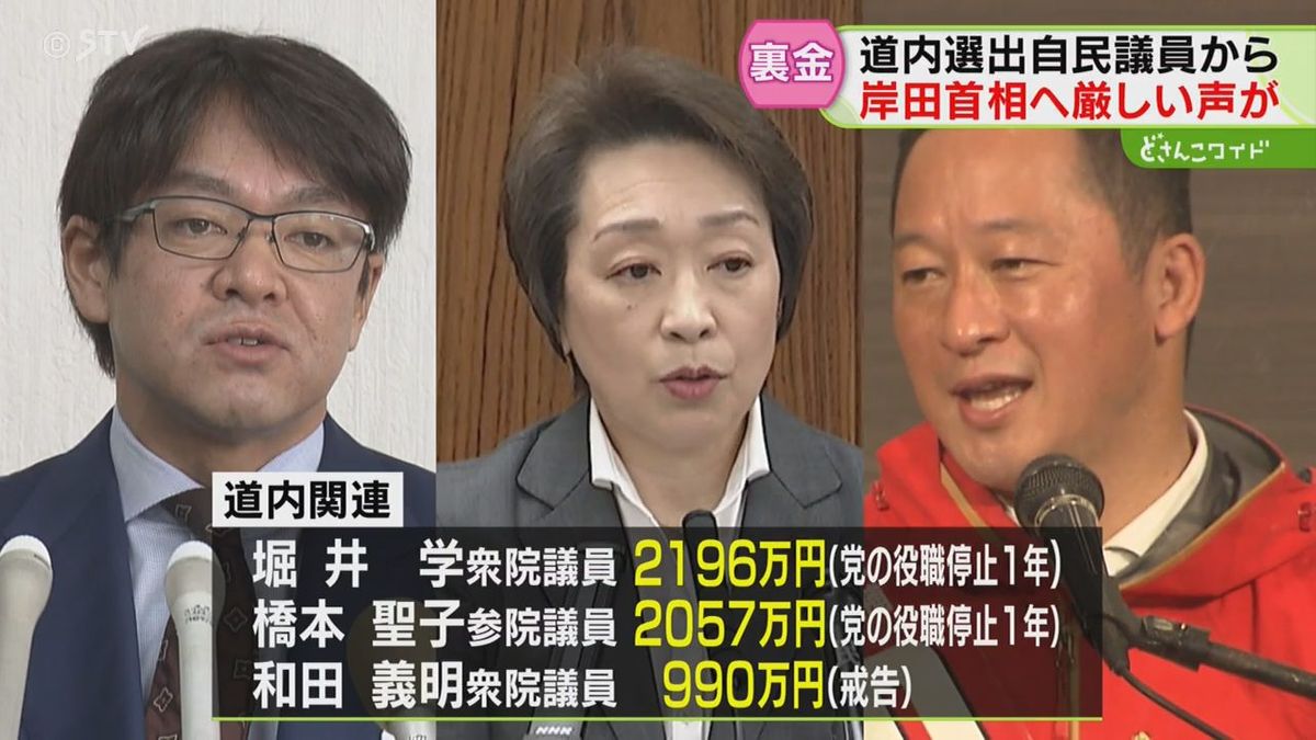 身内から岸田首相再選に反対の声も　改正政治資金規正法が成立　北海道の与野党議員の反応は