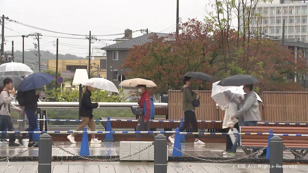 南砺市高宮などで１１月の観測史上最大の降水量　富山県内断続的に雨